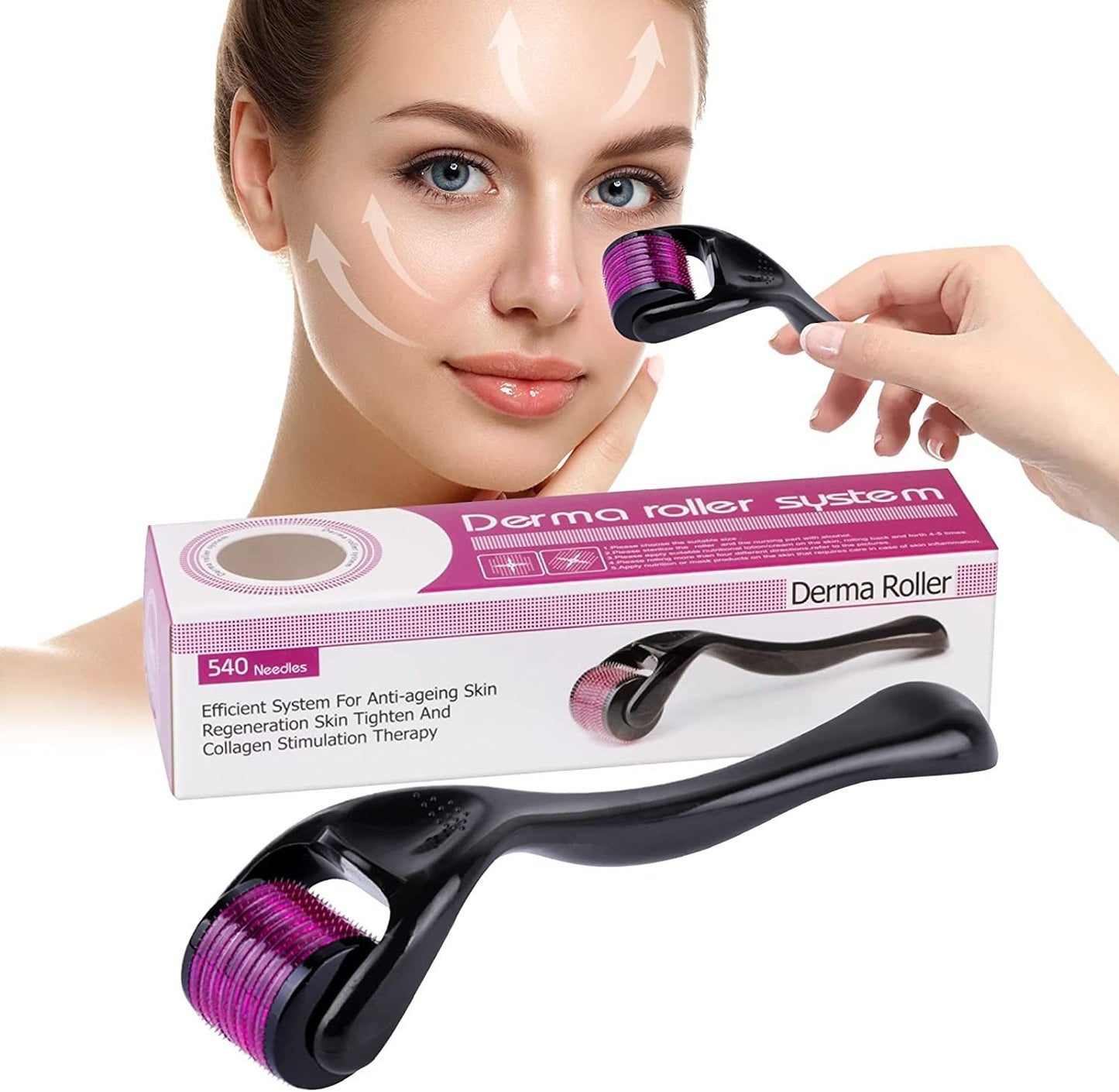 Derma Roller 0.5 Mm For Hair & Skin Growth